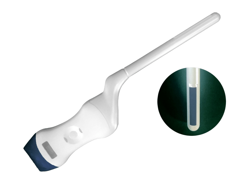FDA CE ISO13485 128 এলিমেন্ট ওয়্যারলেস হ্যান্ডহেল্ড আল্ট্রাসাউন্ড প্রোব উইথ ইউরোলজির জন্য লিনিয়ার এবং ট্রান্সরেক্টাল ডুয়াল হেড